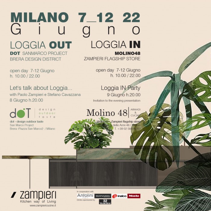 Loggia IN/OUT - Zampieri Cucine alla Milano Design Week 2022